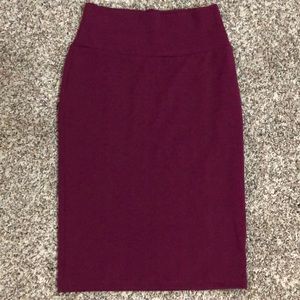 XS Wine Colored Cassie skirt